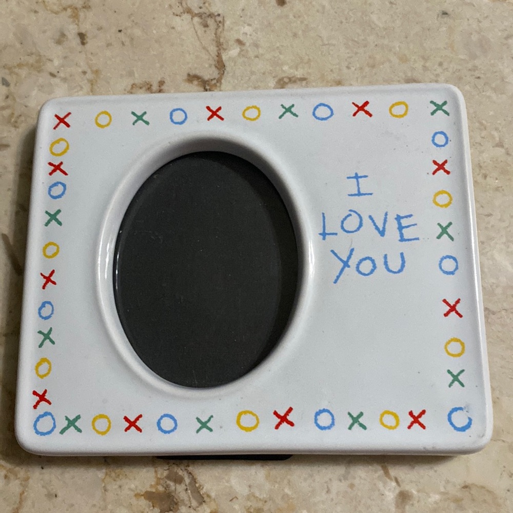 I Love You XOXO Ceramic Picture Frame